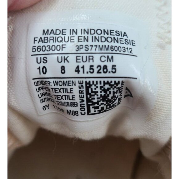 Converse All Star 560300F Pink Textured Low Top Sneakers Shoes Women's Size 10 - Picture 9 of 11